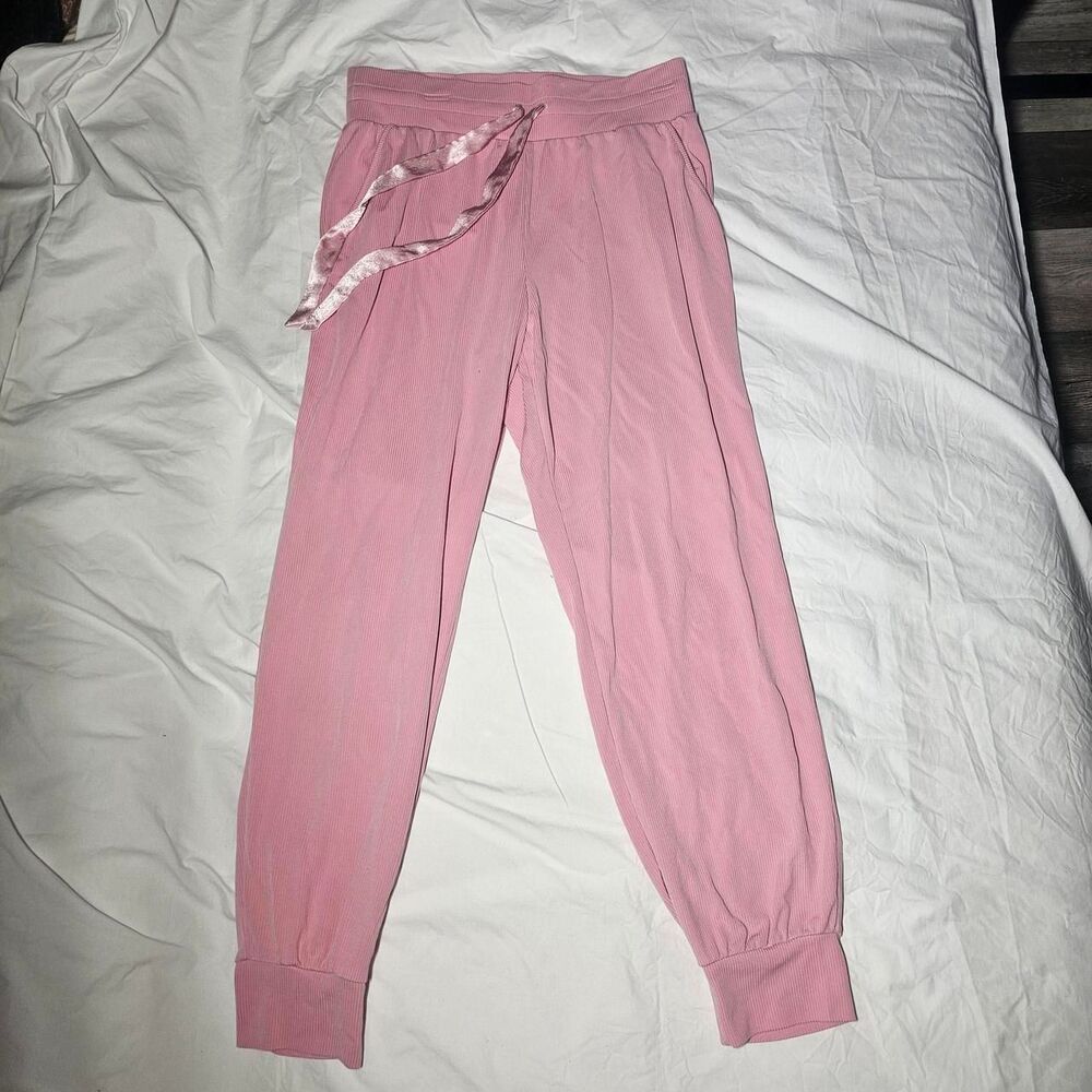 Victoria's Secret Blush Joggers with Satin Tie